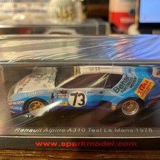 Spark 1/43 Renault Alpine A310 1978 Le Mans 24 Hours Test Collectables 17+