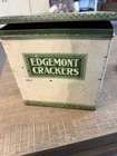 Vintage ©1924 Edgemont Crackers Metal Tin Box Green And Green Co. Dayton OH
