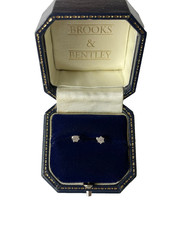 0.14ct Diamond Earrings 9ct Gold Stud Earrings Cluster Diamond Gold Earrings