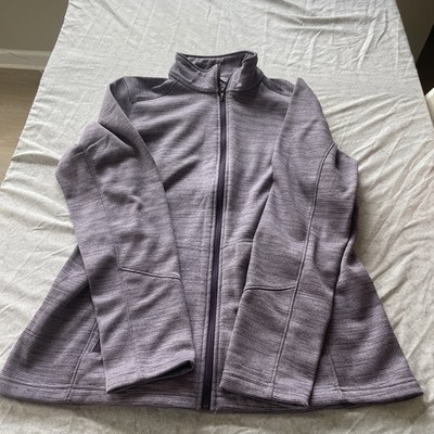 Women s Port Authority Lavender Zip Up Athletic Jacket Size Large Shipping Incl