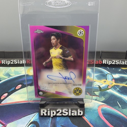 Topps Chrome UCC 2025-26 Shinji Kagawa Auto Pink Refractor /250