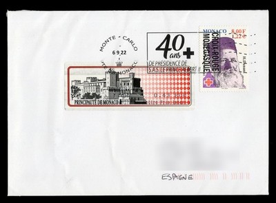MONACO 2022 - 40 ans SAS Prince Albert II Croix-Rouge Red Cross H. Dunant Cruz