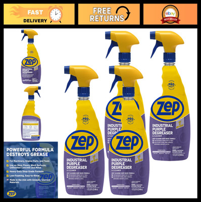Industrial Purple Cleaner & Degreaser Concentrate 32oz - Easy Rinse, Case of 4