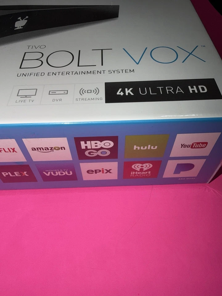 TiVo Bolt Vox 500GB TCD849500V 4k Ultra HD NEW SEALED - Image 2 of 4