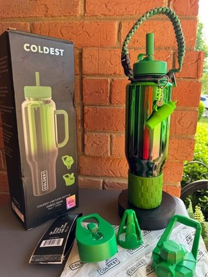 2DAY SALE Rare Coldest 46oz Limitless FOREST NOVA  RARE,3 Lids  Leak proof,NIB