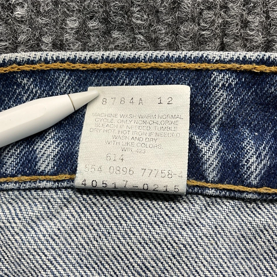 Vintage Levi’s 517 Men’s 36 Orange Tab 90s Bootcut Medium Stonewash Made In USA - Image 4 of 4