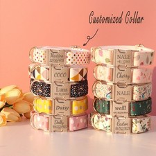 Personalized Dog Collar Custom ID Name Tel Engraved for Small Medium Large Dogs
