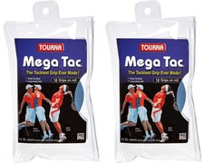 Tourna Mega Tac 10 XL Grips, 103 cm x 29 mm - Blue 2-Pack