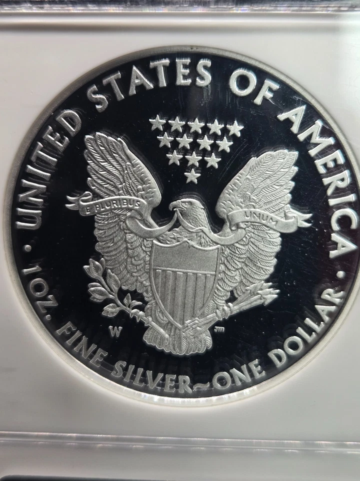 2008-W American Silver Eagle – NGC PF70 Ultra Cameo – Early Release - Image 4 of 4