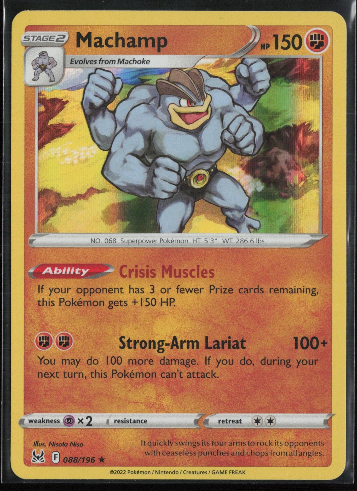 Machamp 088/196 Holo - SWSH11: Lost Origin - NM