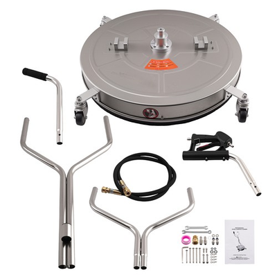 #ad #ad 30 inch Surface Cleaner for Pressure Washer 6000 PSI Dual Handle 4 Wheels $317.38