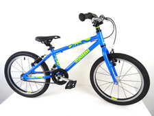 2022 Squish 18" Stage 4 Unisex Kids Bike Age 6-8 Low-Used VGC Blue Lime KB-329