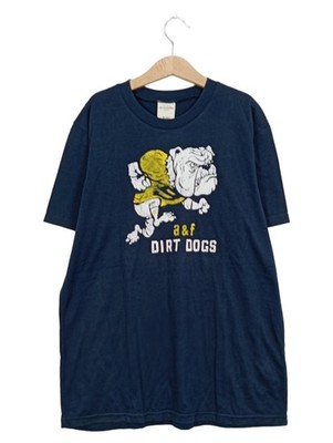 Abercrombie Kids T-Shirt Baumwolle Logo Print Blau Gr. 158 Kurzarm