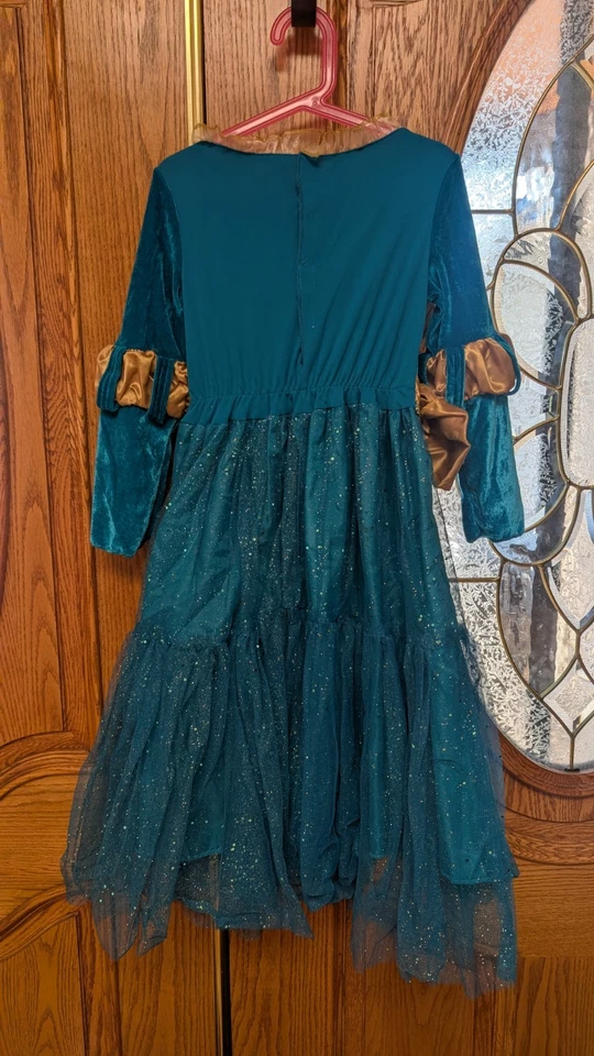 Nuevo Disfraz Princesa Disney Mérida Valiente Halloween Disfraz Niño S(4-6) Foto 2 de 4