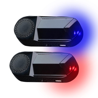 Auto Alarm Warnung Solar Flash LED Licht gefälschte Sicherheitssystem Anti-Dieb