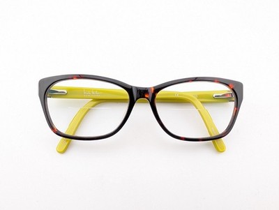 Nicole Miller Eyeglasses, Frames Only, Balanchine C01, 53-15-138, Tort/Key Lime