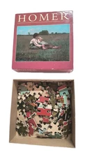 Homer "Boys in a Pasture" Museum of Fine Arts Boston 100 Piece Mini Puzzle Rare 