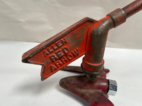 Rare Vintage Antique W D Allen Red Arrow Space Age Water Sprinkler (D) - Picture 3 of 14