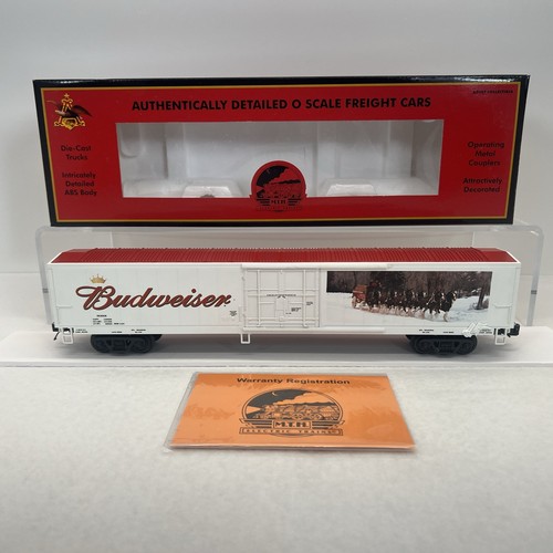 MTH Premier 20-94127 Anheuser Busch Budweiser 60’ Beer Reefer O NEW #562008 - Picture 2 of 15