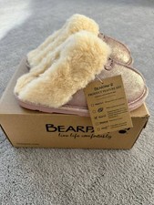 BEARPAW Loki Youth 671Y PINK GLITTER Width Medium USA Size 4 New w/ Box