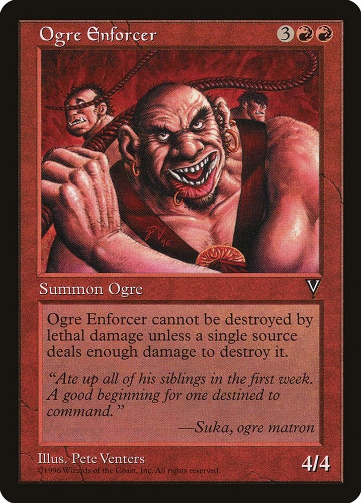 Ogre Enforcer - 89 - NM - Visions