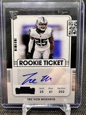 2021 Panini Contenders - TRE’VON MOEHRIG Rookie Ticket Auto - Panther RC #166