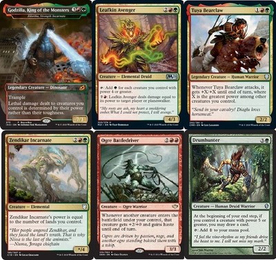 Godzilla, King of the Monsters Commander Deck MTG Zilortha,  Incarnate - NM