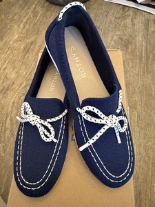 Rothy’s 5.5 Women’s Boat Shoe Bay Blue Style 269-001