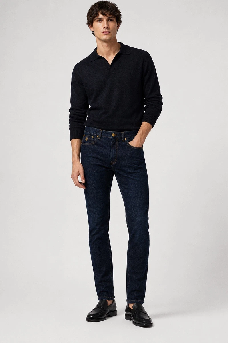 Louis Vuitton Cotton Slim Jeans for Men for sale | eBay