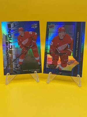 2025-26 Extended/Red Wings/Nate Danielson/Powerplay+Reflection/2 Card Lot ￼