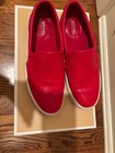 MICHAEL KORS KEATON RED SLIP ON SHOES SZ 6 — photo 3