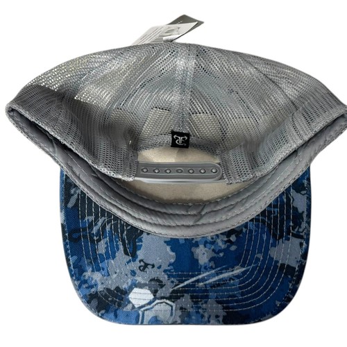 True Timber Camo Mesh Back Viper Adjustable Hat Aqua Drizzle Brand New - Picture 5 of 6