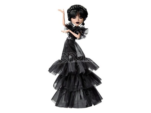 Monster High X Wednesday Bambola Rave'n Wednesday 26.5 Cm Mattel - Imagen 2 de 5