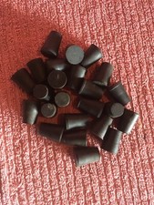 Qty 24 Size 1 Solid Rubber Lab Stoppers