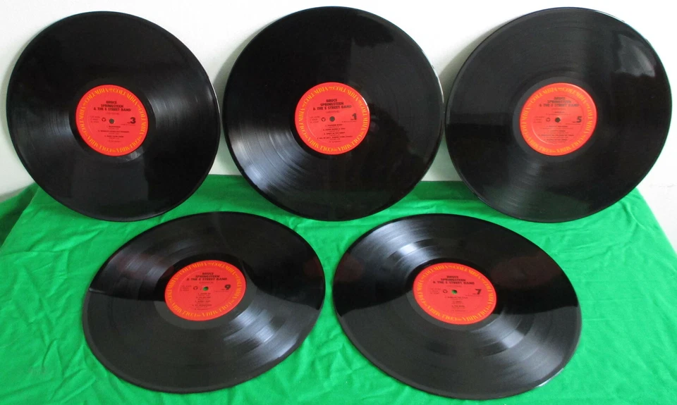 Bruce Springsteen E Street Band Live Vinyl 5 LP Box Set C5X 40558 & Booklet - Image 3 of 4