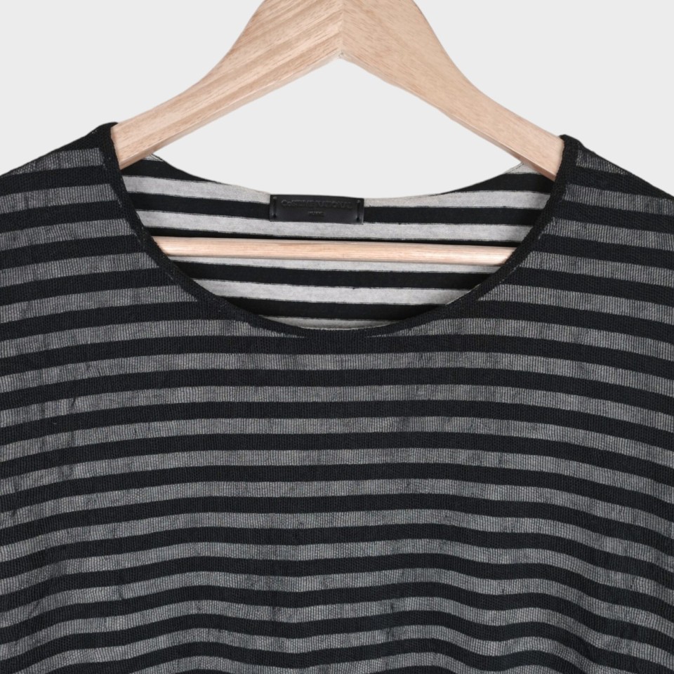 COSTUME NATIONAL Men's Striped Mesh TShirt XL New Without Tags eBay