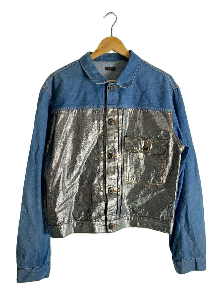 KAPITAL men's 12oz Denim Glitter 2 Tone Jacket G-Jean Size 3 KAPITAL men's 12oz Denim Glitter 2 Tone Jacket G-Jean Size 3