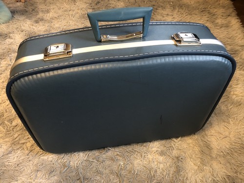 Vintage Luggage Hard Shell Suitcase 