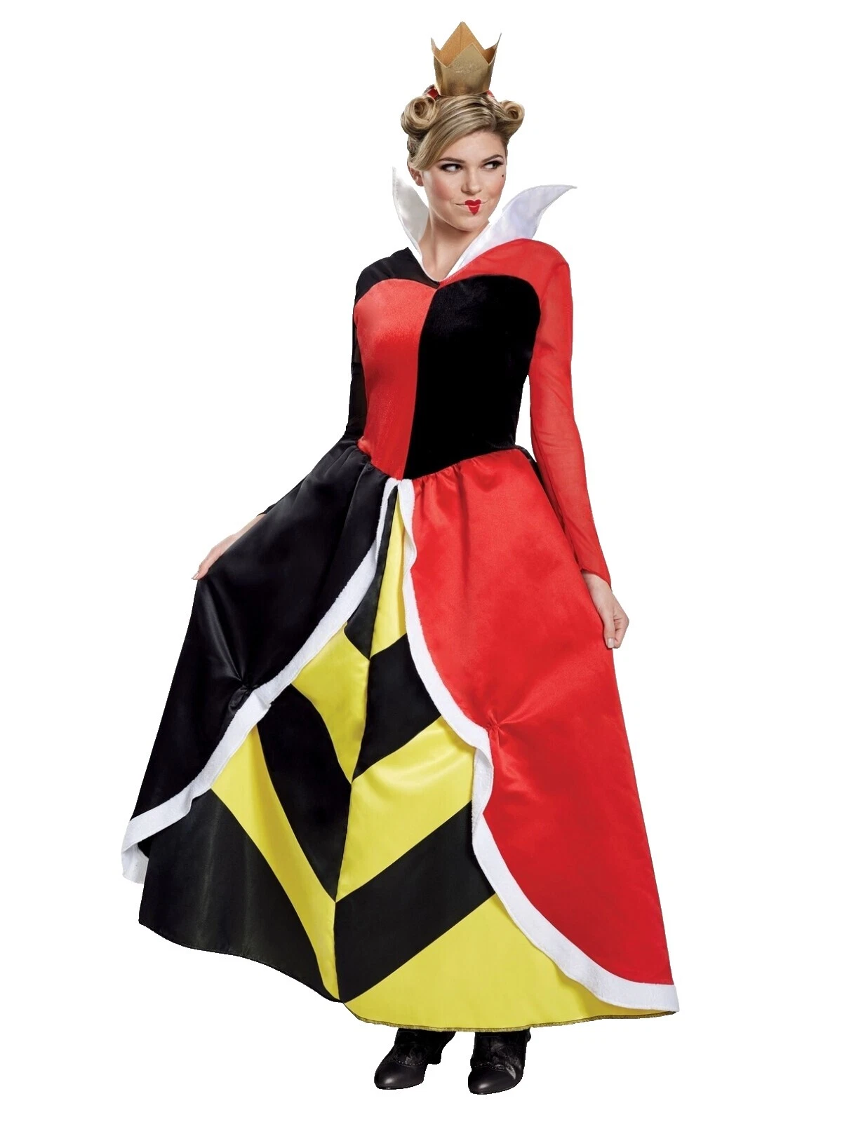 Traje completo Reina de Corazones disfraces para mujeres