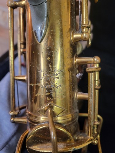 Early Transitional Naked Lady Face Conn Alto Saxophone Rare - Picture 10 of 11