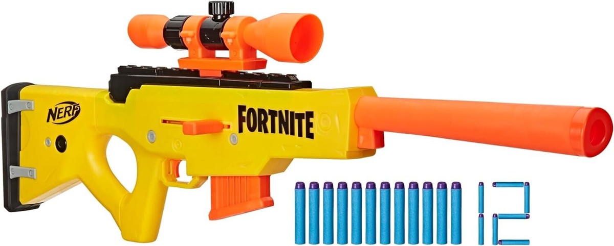 NERF FORTNITE BASR-L トイガン Nerf Fortnite BASR-L Bolt Action Blaster - Authentic Design.