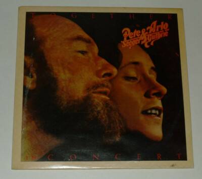 PETE SEEGER & ARLO GUTHRIE 2x LP TOGETHER IN CONCERT EXCL 1975 k64023