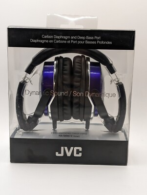 JVC HAS660W ON-Ear Headphones Violet, New