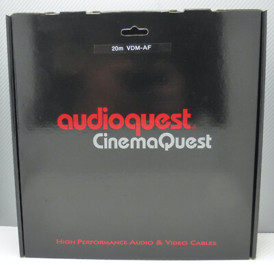 Audioquest VDM-AF 20 meter Composite Video w/f-connectors 