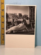 1990's Pinup Risque Postcard: 1955 Ed Van Wijk Netherlands Photography The Model