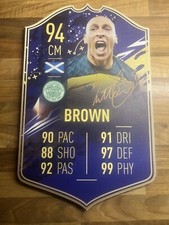 Signed Scott Brown A3 Fut Card