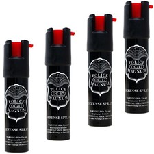 4 Police Magnum pepper spray .75oz unit twist lock self defense protection