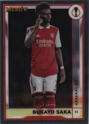 Bukayo Saka 2024 Merlin UEFA Club Competitions England #7 | eBay
