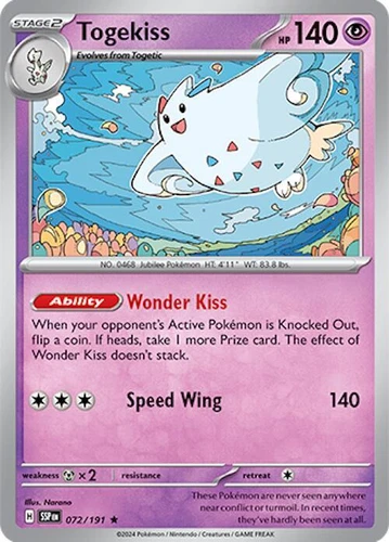 Togekiss 072/191 Sv08: Surging Sparks