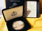 2007 W American 1 Oz. Silver Eagle Dollar Proof US Mint New in Original Box/COA